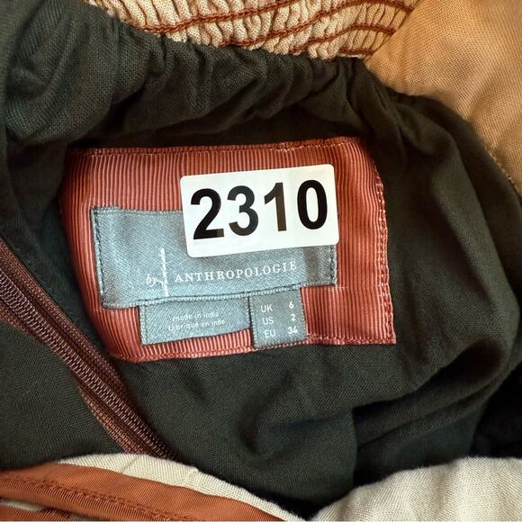 By Anthropologie Deco Printed Halter Dress - Picture 7 of 7